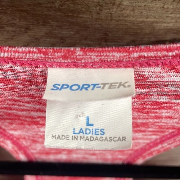 Sporttek Tank Top “Adventure? Alpaca My Bags” , Ladies Large, Pinkish Red - Picture 3 of 4